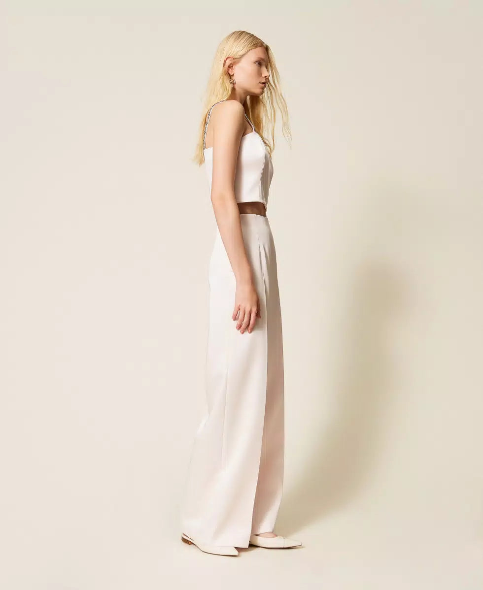Tailleur con top in duchesse Twinset Art.TP2410+TP2417+TP2413