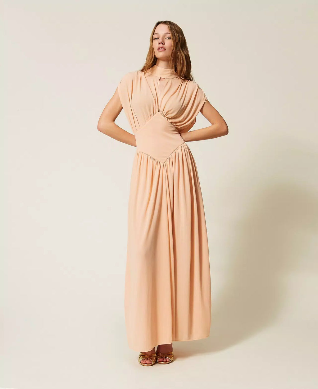 Abito lungo con arricciatura Twinset Art.TP2601