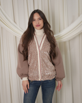 Cardigan Bomber Nude D'ELLE art.I241190