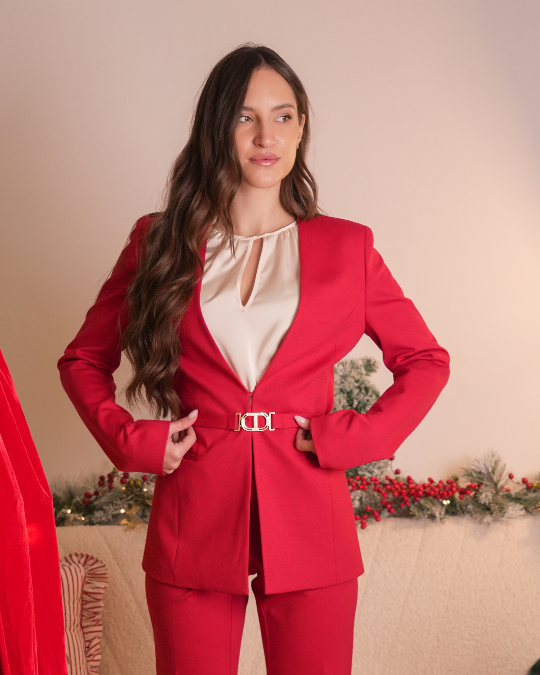 Tailleur Twinset Rosso