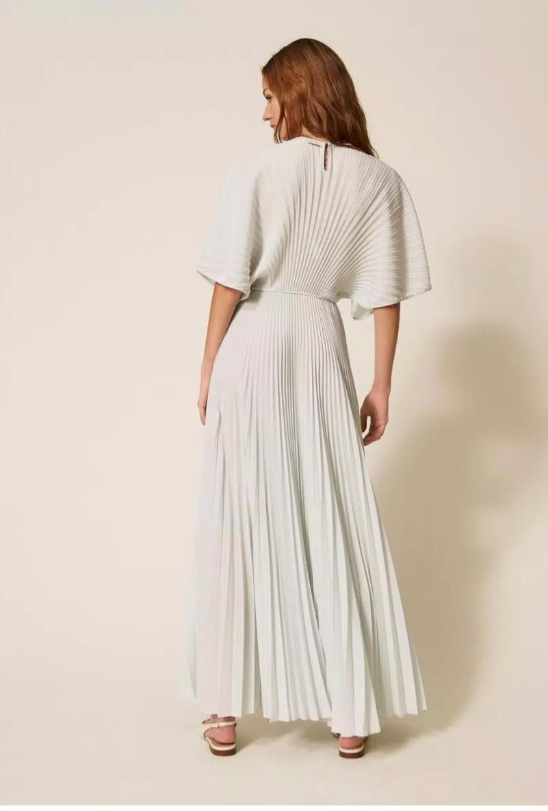 Abito lungo in crêpe de Chine riciclato Twinset Art.TP2562