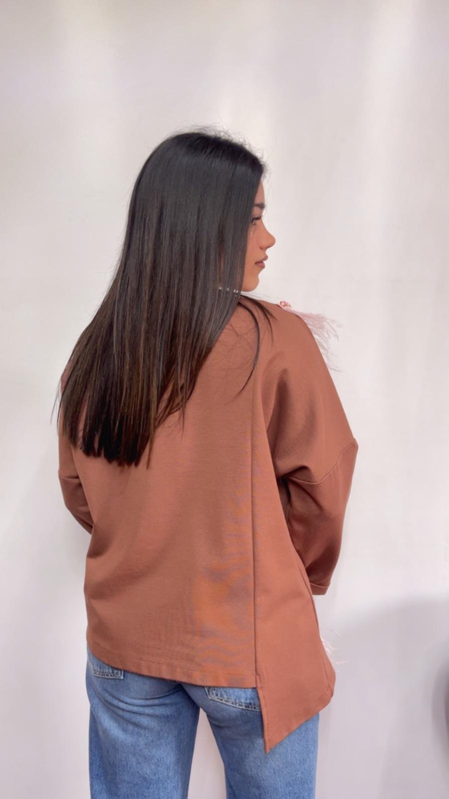 Maglia Fanfreluches piume