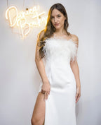 Abito con piume Matilde Couture Art.A331