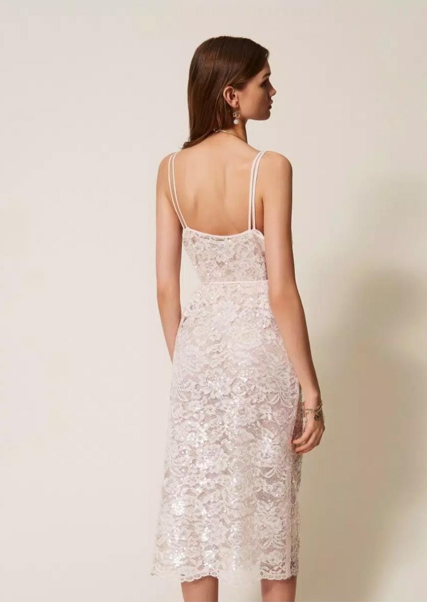 Abito longuette in pizzo Twinset Art.TP2630