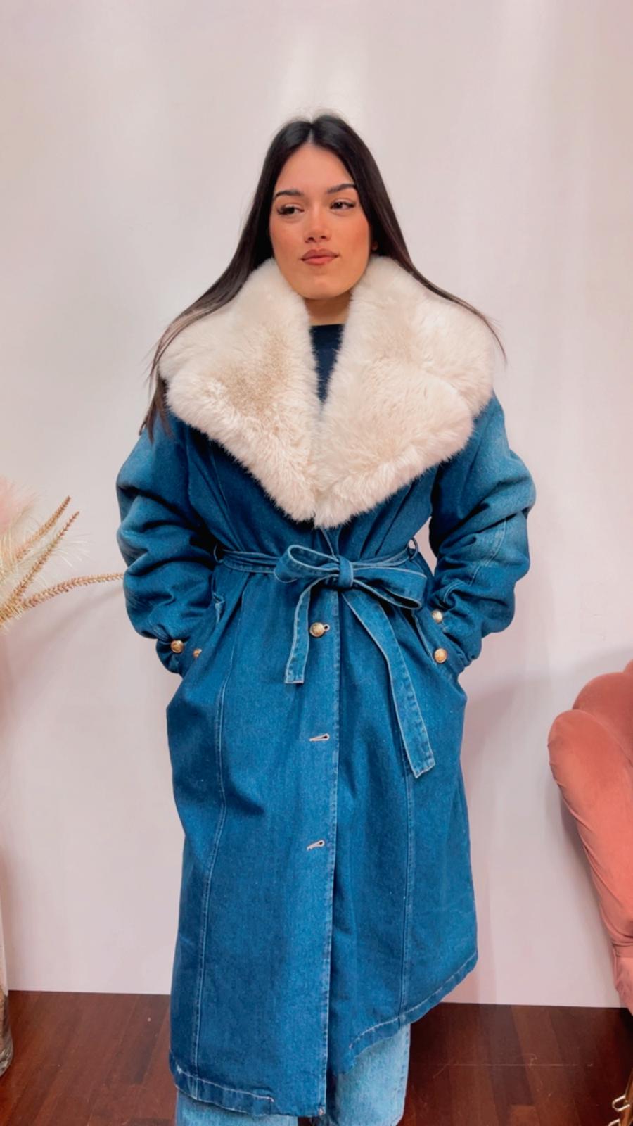 Cappotto jeans Spazio 22